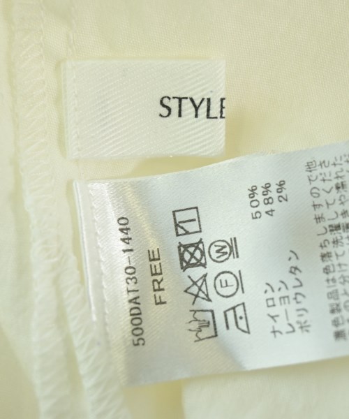 STYLEMIXER（スタイルミキサー）ブラウス 白 サイズ:F レディース/2200678531075