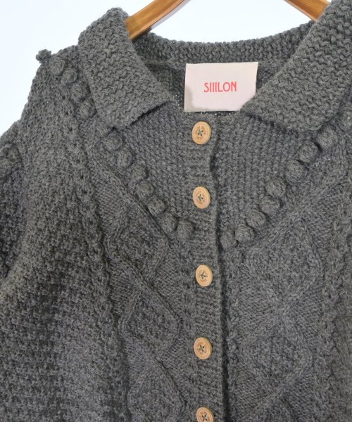 SIIILON（シーロン）カーディガン グレー サイズ:0(XS位) レディース/2200672469190