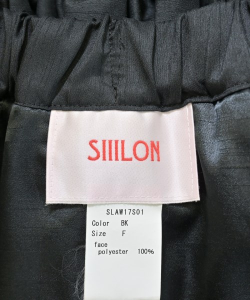 SIIILON（シーロン）ロング・マキシ丈スカート 黒 サイズ:F レディース/2200674917019