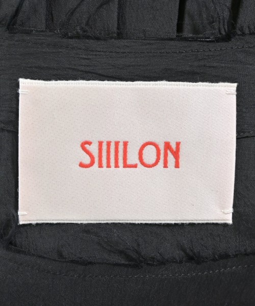 SIIILON（シーロン）カジュアルシャツ 黒 サイズ:F レディース/2200645976120