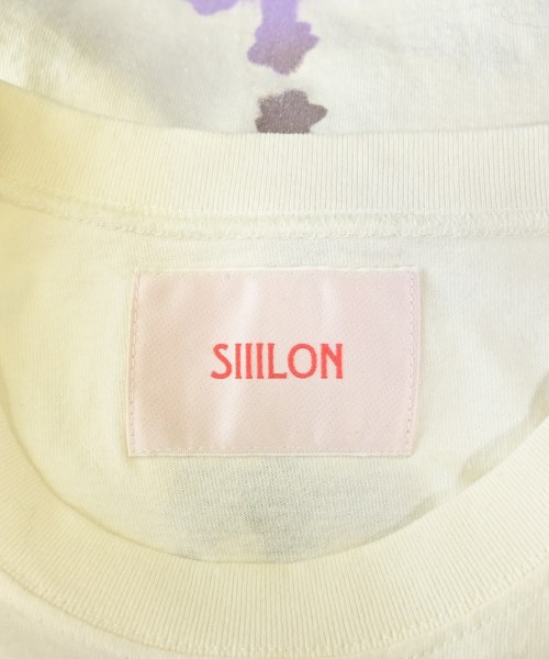 SIIILON（シーロン）Tシャツ・カットソー 白 サイズ:0(XS位) メンズ/2200723837077