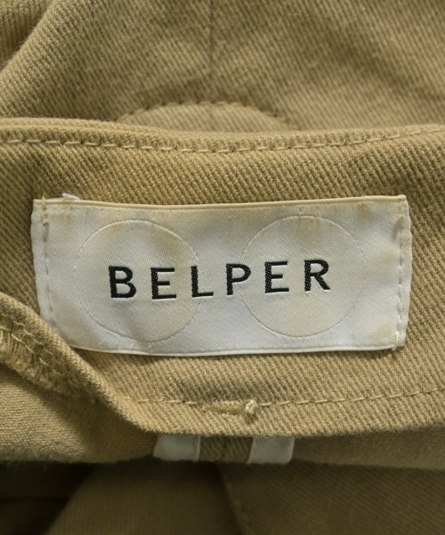 BELPER（ベルパー）ノーカラージャケット ベージュ サイズ:2(M位) レディース/2200641850042