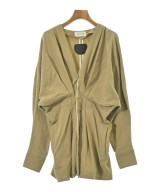 BELPER（ベルパー）ノーカラージャケット ベージュ サイズ:2(M位) レディース/2200641850042