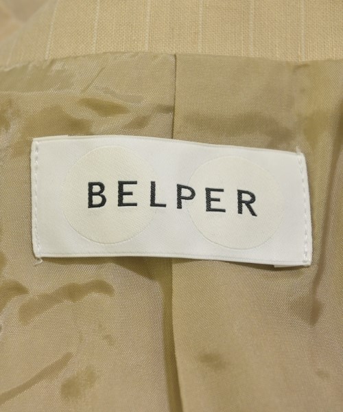 BELPER（ベルパー）テーラードジャケット ベージュ サイズ:F レディース/2200709175018