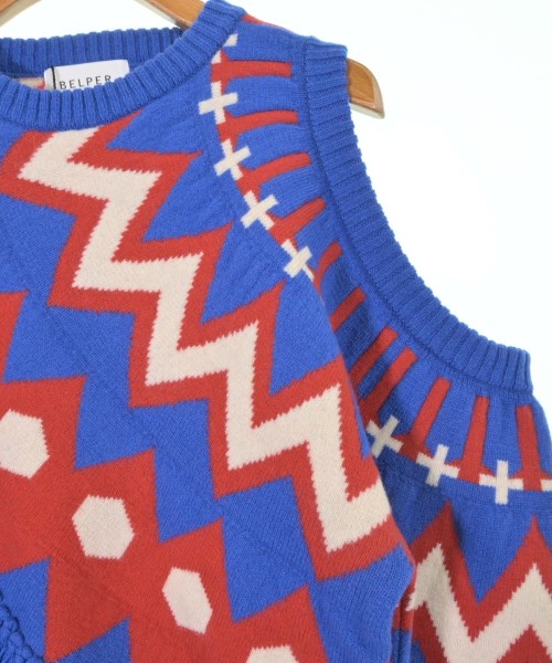 BELPER（ベルパー）ニット・セーター 青 サイズ:1(S位) レディース/2200638770018