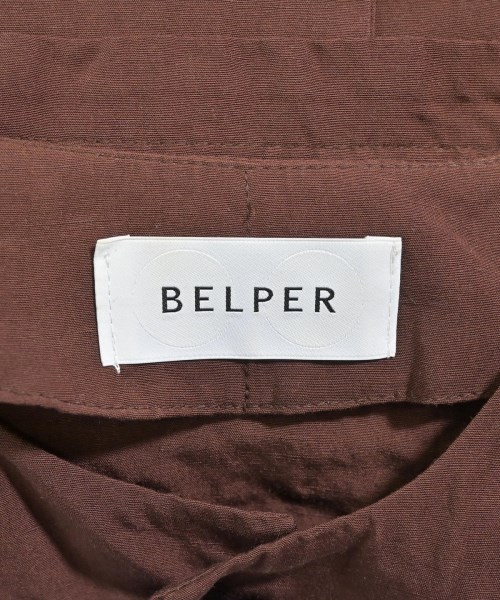 BELPER（ベルパー）カジュアルシャツ 茶 サイズ:F レディース/2200661481134