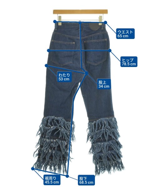 BELPER（ベルパー）デニムパンツ 紺 サイズ:1(S位) レディース/2200661481257