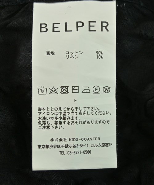 BELPER（ベルパー）カジュアルシャツ 黒 サイズ:F レディース/2200719044236