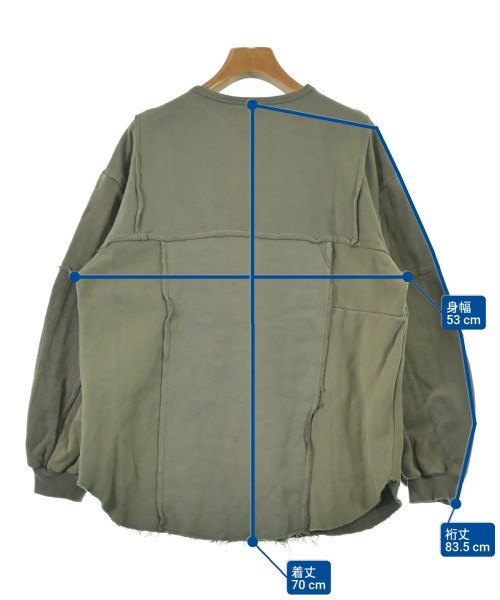 MALION vintage（マリオンヴィンテージ）スウェット カーキ サイズ:F レディース/2200678959176