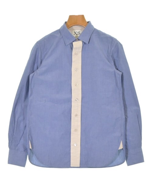 HABERDASHERY(ハバダッシュリー)カジュアルシャツ 青 サイズ:XS/2200654195130