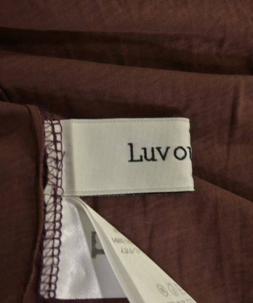 Luvourdays（ラブアワーデイズ）ロング・マキシ丈スカート 茶 サイズ:F レディース/2200603161018