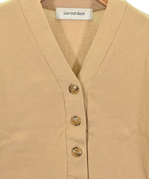 Luvourdays（ラブアワーデイズ）カーディガン ベージュ サイズ:F レディース/2200663178032