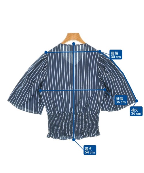 BAUM UND PFERDGARTEN（バウムウンドヘルガーデン）ブラウス 紺 サイズ:-(M位) レディース/2200638341034