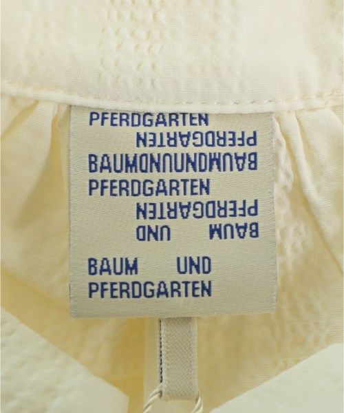 BAUM UND PFERDGARTEN（バウムウンドヘルガーデン）シャツワンピース 白 サイズ:38(M位) レディース/2200644614153