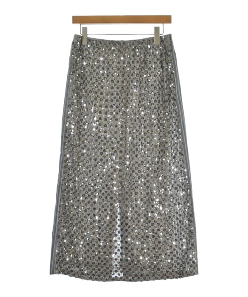 BAUM UND PFERDGARTEN(バウムウンドヘルガーデン)ロング・マキシ丈スカート グレー サイズ:S/2200672871108