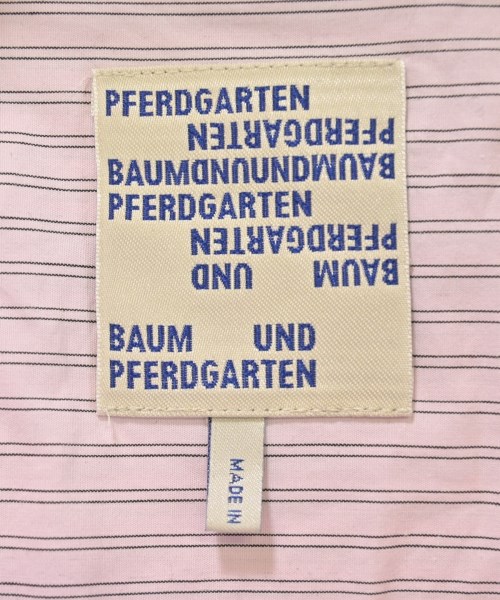 BAUM UND PFERDGARTEN（バウムウンドヘルガーデン）カジュアルシャツ ピンク サイズ:36(S位) レディース/2200669811025