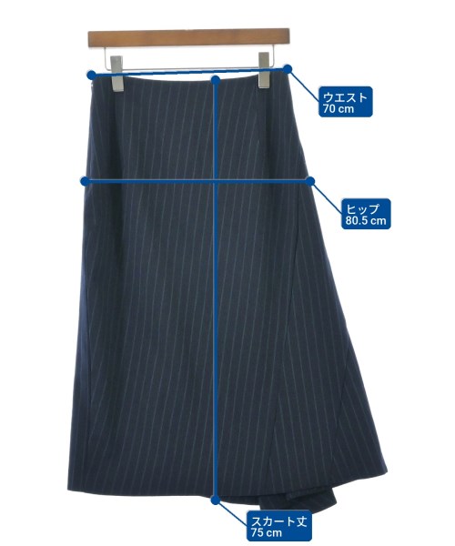 BAUM UND PFERDGARTEN（バウムウンドヘルガーデン）ロング・マキシ丈スカート 紺 サイズ:36(S位) レディース/2200673374042