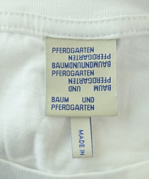 BAUM UND PFERDGARTEN（バウムウンドヘルガーデン）Tシャツ・カットソー 白 サイズ:S レディース/2200664246228