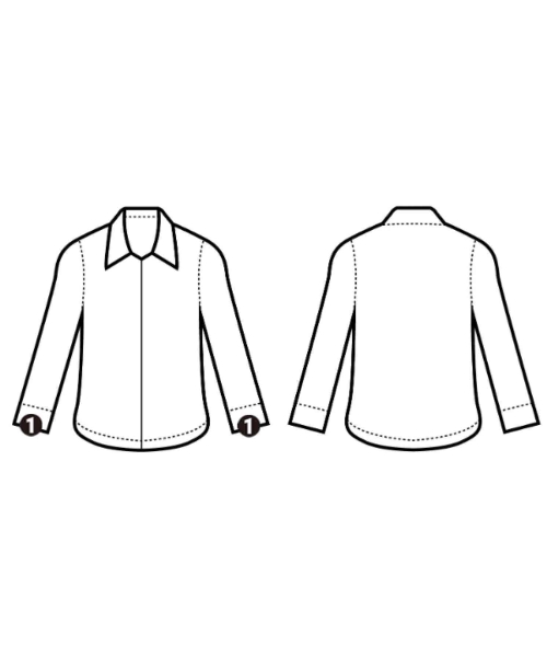 BAUM UND PFERDGARTEN（バウムウンドヘルガーデン）ブラウス 青 サイズ:34(XS位) レディース/2200660773223