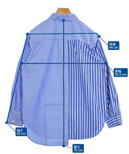 BAUM UND PFERDGARTEN（バウムウンドヘルガーデン）ブラウス 青 サイズ:34(XS位) レディース/2200660773223