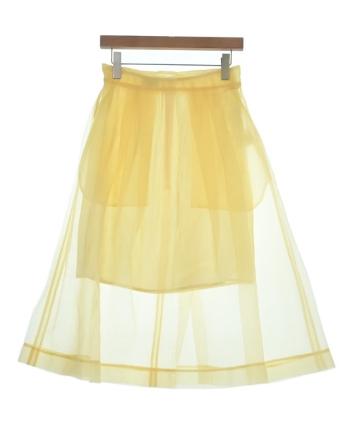 BAUM UND PFERDGARTEN(バウムウンドヘルガーデン)ロング・マキシ丈スカート 黄 サイズ:36(S位)/2200637913089