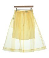 BAUM UND PFERDGARTEN（バウムウンドヘルガーデン）ロング・マキシ丈スカート 黄 サイズ:36(S位) レディース/2200637913089