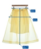 BAUM UND PFERDGARTEN（バウムウンドヘルガーデン）ロング・マキシ丈スカート 黄 サイズ:36(S位) レディース/2200637913089