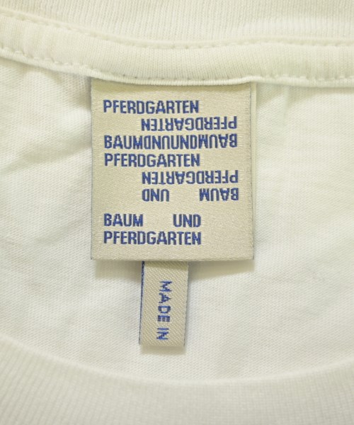 BAUM UND PFERDGARTEN（バウムウンドヘルガーデン）Tシャツ・カットソー 白 サイズ:S レディース/2200720519358