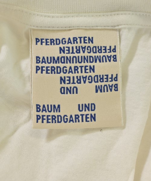 BAUM UND PFERDGARTEN（バウムウンドヘルガーデン）Tシャツ・カットソー 白 サイズ:S レディース/2200690972078