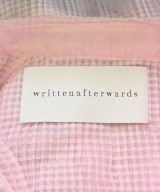 writtenafterwards（リトゥンアフターワーズ）ブラウス ピンク サイズ:M レディース/2200684094083