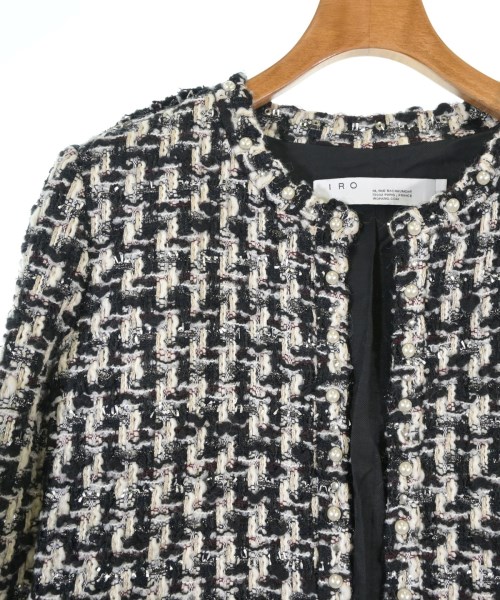 IRO（イロ）ノーカラージャケット 黒 サイズ:38(S位) レディース/2200656813117