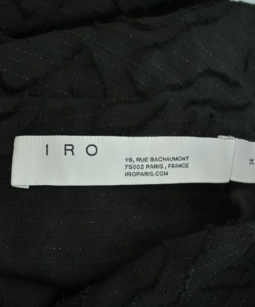 IRO（イロ）カジュアルシャツ 黒 サイズ:34(XXS位) レディース/2200653353036