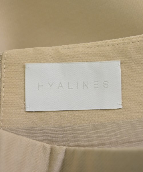 HYALINES（ハイアリン）ひざ丈スカート ベージュ サイズ:36(S位) レディース/2200667187078
