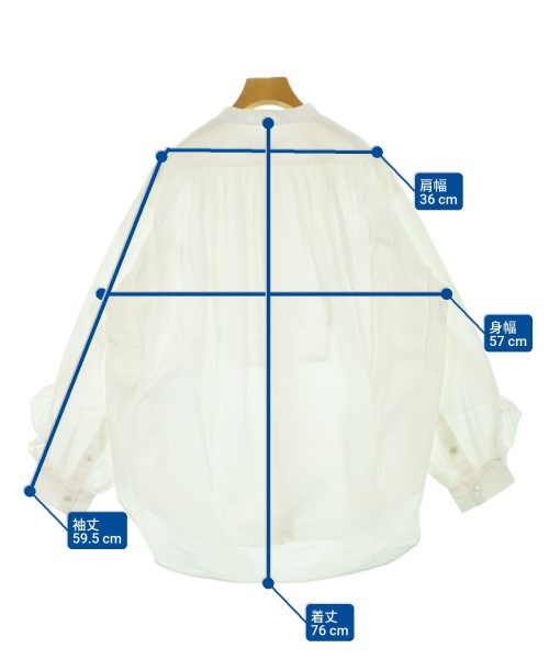 mici（ミチ）ブラウス 白 サイズ:F レディース/2200617121039