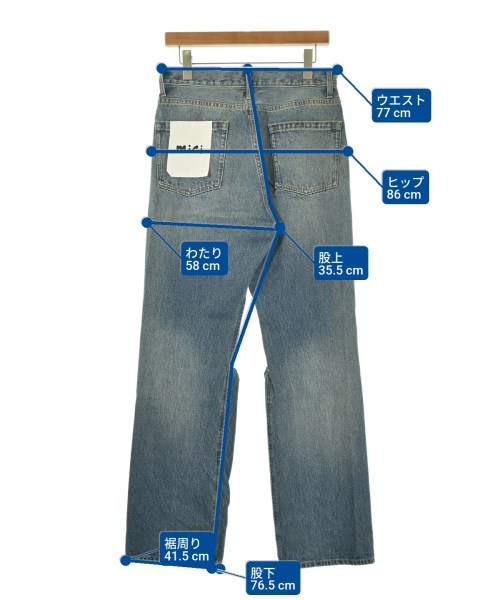 mici（ミチ）デニムパンツ 青 サイズ:M レディース/2200690077032