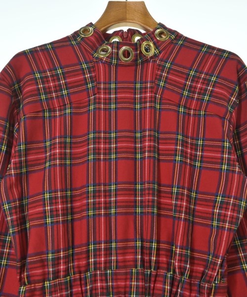 YULIA YEFIMTCHUK+（ユリアイエンフィムチェックプラス）ワンピース 赤 サイズ:S レディース/2200636134560