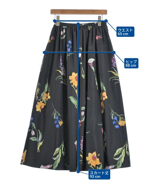 EMMEL REFINES（エメルリファインズ）ロング・マキシ丈スカート 黒 サイズ:M レディース/2200623636206