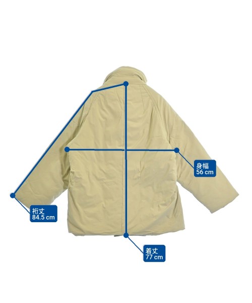 EMMEL REFINES（エメルリファインズ）ダウンコート ベージュ サイズ:F レディース/2200631256014