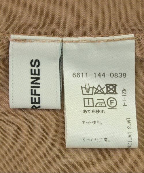 EMMEL REFINES（エメルリファインズ）カジュアルシャツ ベージュ サイズ:F レディース/2200623330104