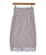 EMMEL REFINES（エメルリファインズ）ひざ丈スカート 紫 サイズ:S レディース/2200634382024