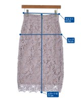 EMMEL REFINES（エメルリファインズ）ひざ丈スカート 紫 サイズ:S レディース/2200634382024
