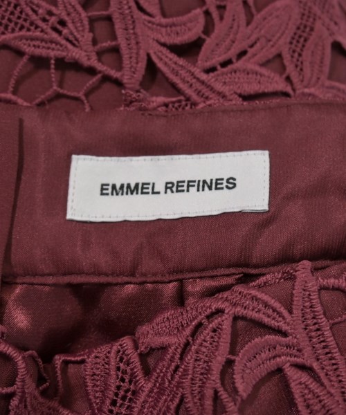 EMMEL REFINES（エメルリファインズ）ひざ丈スカート 赤 サイズ:S レディース/2200634382031