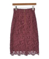 EMMEL REFINES（エメルリファインズ）ひざ丈スカート 赤 サイズ:S レディース/2200634382031