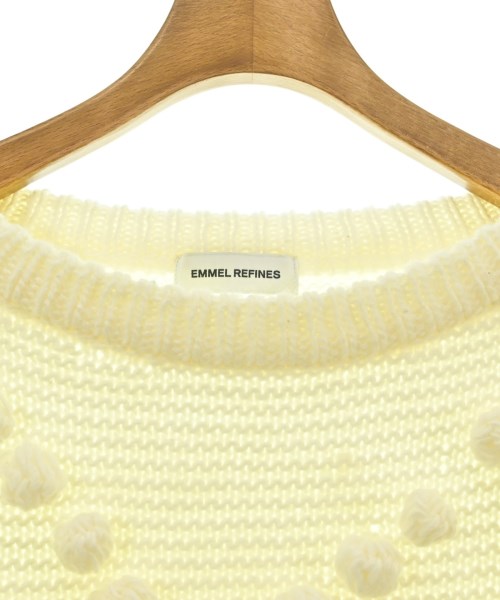 EMMEL REFINES（エメルリファインズ）ニット・セーター 白 サイズ:F レディース/2200622173122