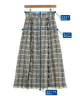 EMMEL REFINES（エメルリファインズ）ロング・マキシ丈スカート 白 サイズ:S レディース/2200623467015