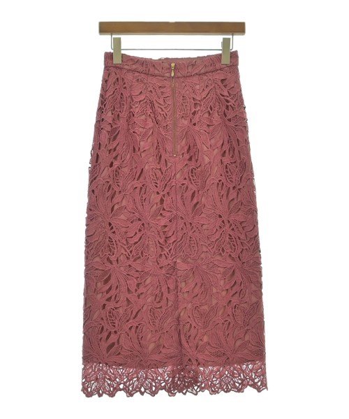 EMMEL REFINES（エメルリファインズ）ひざ丈スカート ピンク サイズ:S レディース/2200622260051