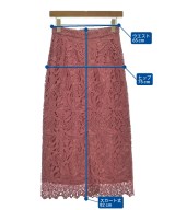 EMMEL REFINES（エメルリファインズ）ひざ丈スカート ピンク サイズ:S レディース/2200622260051