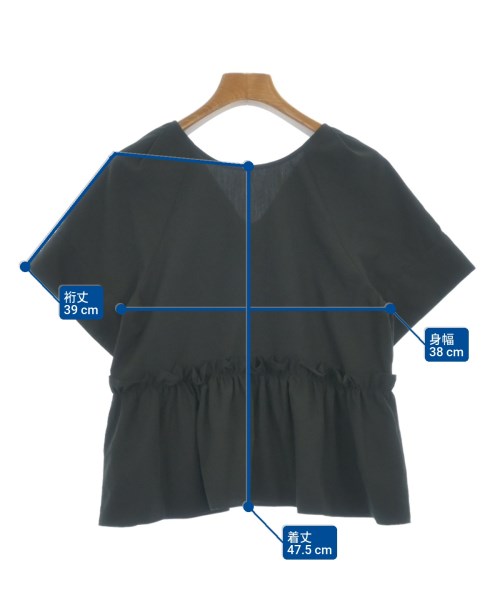 EMMEL REFINES（エメルリファインズ）ブラウス 黒 サイズ:F レディース/2200626123086