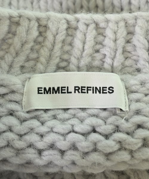 EMMEL REFINES（エメルリファインズ）ニット・セーター グレー サイズ:F レディース/2200612827028