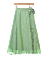 EMMEL REFINES（エメルリファインズ）ロング・マキシ丈スカート 緑 サイズ:XS レディース/2200616785089